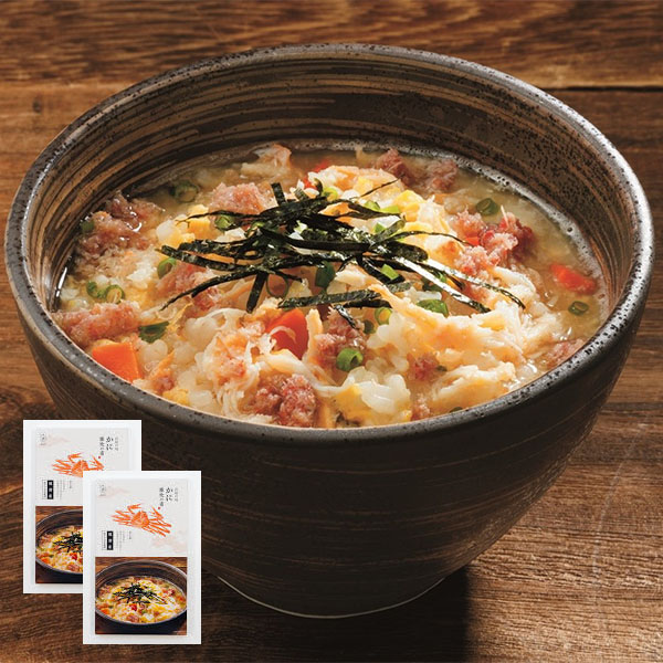 山陰の味　かに雑炊の素　2人前×2箱