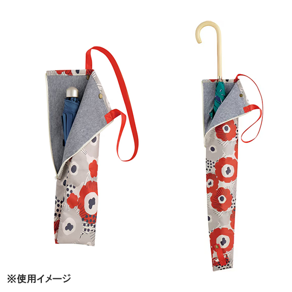 傘用収納バッグ アンブレラトート 花